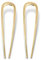 2 Pièces pique a cheveux pince a chignon Métal doré epingle cheveux femme pic a chignon pique épingle chignon Pour Femmes