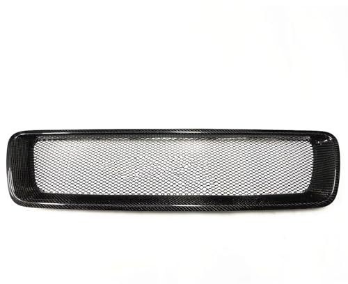 NierenGrill Kompatibel Mit Volvo Für C30 2007 2008 2009, Auto-Oberstoßstange, Haube, Netzgrills, Body-Kit, Gitter, Renngrills, Frontgrill, Ersatzteile(Carbon Fiber)