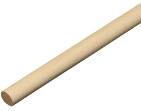 WEKONUMEX Bâtonnets en Bois, Lot de 5 Baguettes en Bois de pin for Bricolage 8-28 x 100-300 mm(12x300mm)