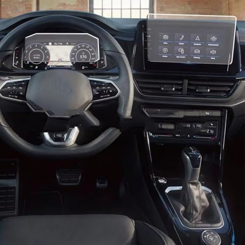 SZYNBQ Spurverbreiterungen Kompatibel Mit Vw Für T-ROC 2022, 1 Stück, Gehärtetes Glas, Schutzfolie, Auto-GPS-Navigation, Displayschutzfolie, Zubehör(GPS and Instrument)