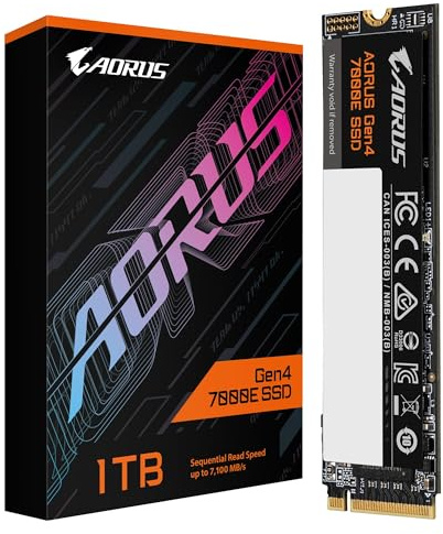 Gigabyte AORUS Gen4 7000E SSD 1TB AG470E1TB HD4975