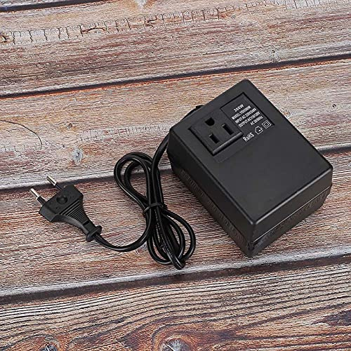 Aumotop Netzstecker-Konverter, 300 W Spannungsadapter AC mit Internationalem Reisestecker-Adapter für Arbeitsfrequenz 50 Hz/60 Hz, Hitzebeständig und Isoliert, Kompakt und Leicht (EU-Stecker)