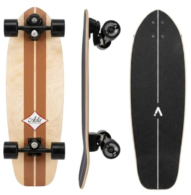 ACTA Surfskate Foam V2 31 - Ocean - Tavola da Surf-Skate in acero 7 pieghe, ideale per principianti e intermedi, per pumptrack, crociere e carving urbano (Foam V2)