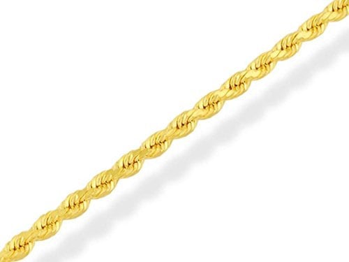 F.Hinds 9ct Gold Twisted Rope Bracelet 7.25in Bangle Chain Jewelry Women Gift