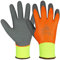 1 Paar Hase Superflex Thermo+ Winter-Arbeitshandschuhe - Kälte-Schutz-Handschuhe - EN 388/420/511 - Orange/Grau - 10/XL