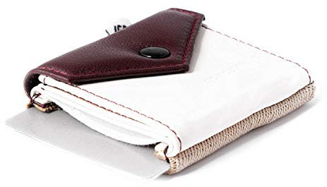 Geldbörse klein mit Münzfach aus Echt-Leder für Damen & Herren I Slim Wallet Portemonnaie I 15 Karten + Geldscheine + Münzen I Peak Marrakesh