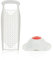 Börner Reibe PowerLine + Fruchthalter (2er Set) • Raspel grob & fein • Küchenreibe für Gemüse, Obst, Käse & Schokolade • Multi Gemüsereibe, Gemüsehobel, Käsereibe • Farbe: Weiß