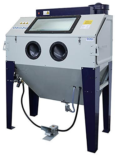 Sogi S-120 Sabbiatrice Cabina di sabbiatura pallinatrice Professionale con aspiratore