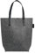 KNIT FACTORY - Gwen Handtasche - Stylische Shopper Tasche für Damen - aus Dicken Filz - 40x40 cm - Hochwertige Qualität - Anthrazit