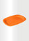 ECO 2 Pack Large 34.4 x 25.3 cm Sandwich Platter Trays | Set of 2 Plastic Platters | Plastic Buffet Trays for Parties, BBQs & Catering Events | Multi-Color Serving Trays (Orange)
