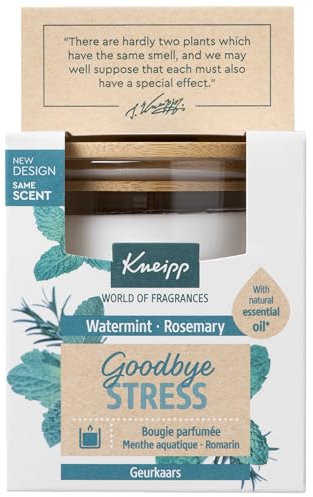 Kneipp Duftkerze Goodbye Stress Wasserminze Rosmarin