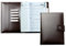 DELMON VARONE - Personalisierbarer Buch-Kalender DIN A5 2025 + 2026 Cambridge Top Grain Leder Braun - Organizer Terminkalender 1 Tag 1 Seite - Taschenkalender Druckknopf Stiftschlaufe & Einschubfächer