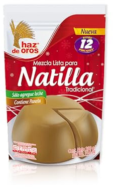Haz de Oros - Kolumbianische Vanillepuddingmischung - 300 g - Hausgemachte Mischung - Sehr einfach zuzubereiten - Ohne Aromen, ohne Konservierungsstoffe - Ideal für Weihnachten