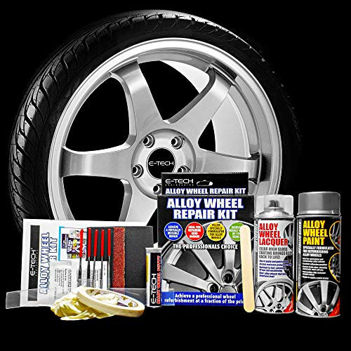 BITS4REASONS - NEW FORMULA E TECH ALLOY WHEEL REFURBISHMENT KIT- PROFESSIONAL EDITION - METALLIC SILVER