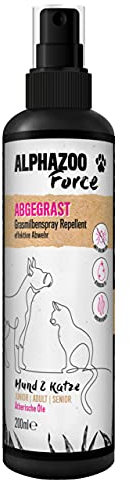 alphazoo Grasmilben-Spray Abgegrast 200 ml Hund & Katzen I Natürlich Grasmilben bekämpfen I Starker Grasmilben-Schutz bei Juckreiz & Herbstgrasmilben I Mittel gegen Milben, Milbenbisse & Milbenbefall