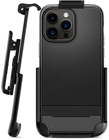 Encased Gürtelclip – nur passend für Spigen Rugged Armor Hülle (iPhone 13 Pro Max/iPhone 14 Pro Max) Holster, Hülle Nicht im Lieferumfang enthalten