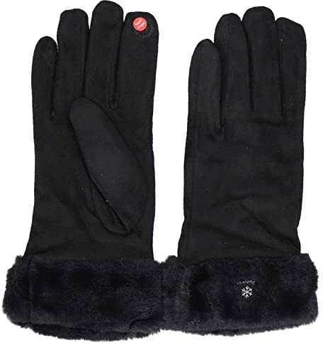 Antonio Damen Winter Fingerhandschuhe Mixed Farbsortierung 00-schwarz