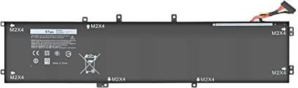 6GTPY 5XJ28 Batteria per Dell XPS 15 9550 9560 9570 7590 P56F001 P56F002 Precision 5510 5520 5530 5540 M5510 M5520 Workstation, Vostro 7500 05041C 5D91C 11.4V 97Wh