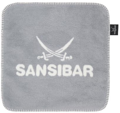 Sansibar Jacquard Kissenhülle Doubleface, wärmend und flauschig-weich, Dekokissen aus Baumwollgemisch, 50x50 cm (Silber)