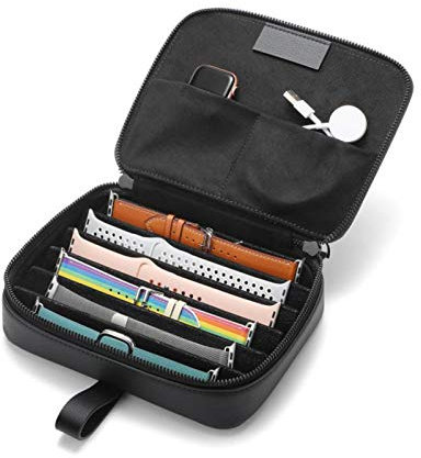 Uhrenarmband Organizer, Erweiterbar Tasche Smart Watch Straps Case Leichtes, Langlebiges Aufbewahrungsbox Geräumiges Ladegerät Tragbarer Aufbewahrungsorganisator Kompatibel Mit Smartwatch Armband