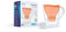 Aqualogis Harmony 2.6L Fridge Water Filter Jug for Reduction of Microplastics, Scale, Chlorine, Taste and Odor, BPA Free, (Replacement Filter Model: Pure+) (Orange)