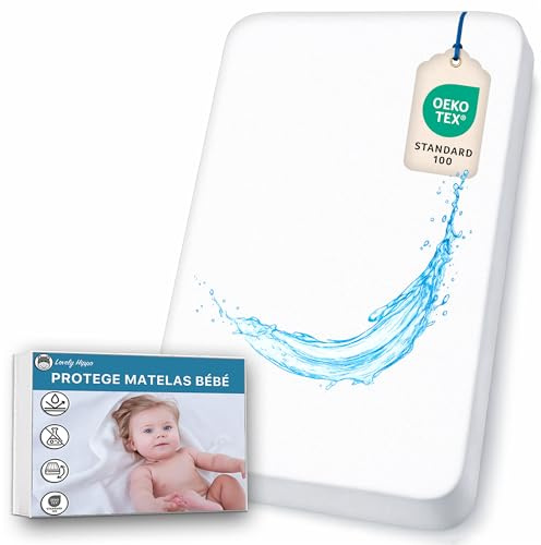 Weiter zu mir wasserdichte Matratzenabdeckung für Krippen - kompatibel mit Kinderkraft Neste Up - Oeko-Tex zertifiziert ohne chemische Behandlung (55 x 90 cm)