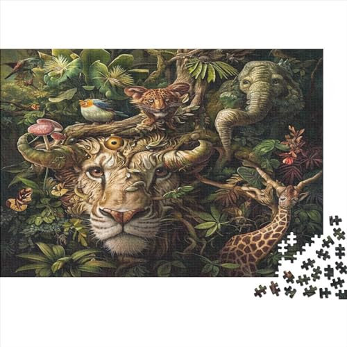 Animals of Pandora Puzzle 1000 Teile für Erwachsene Heimdekoration Holzpuzzle Jigsaw Puzzle für Erwachsene und Kinder 1000 Stück (75 x 50 cm)