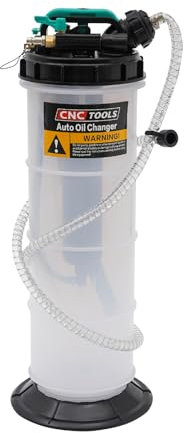 KAPIPALA Pompe d'extraction de liquide manuelle et pneumatique, pompe d'aspiration d'huile et de liquide, pompe d'extraction d'huile, vide, moteur de 7,5 l, avec 4 tuyaux