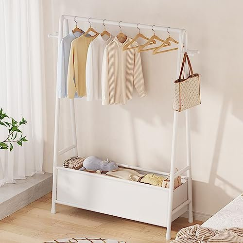 Cesto para la colada con estante, organizador para la colada con ruedas y barra para colgar, cesta para ropa de capacidad extra grande, ropa sucia para la organización del dormitorio y la lavandería