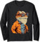 Coole Reptilien-Brille im Hipster-Stil Langarmshirt