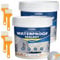 LiquiÉtanchéité Transparent 1KG | Agent Anti-Fuite Imperméable Intérieur/Extérieur | Réparation Fuites Salle de Bain, Toiture, Carrelage | Membrane Waterstop Incolore à Base d'Eau