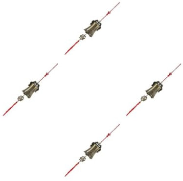 Supvox Segen Glocke Windspiele Feng Shui Tempel Windspiel Aus Metall Für Haus Und Garten Dekoration Schutz Und Wohlstand Bringer Hängeglocke Anhänger