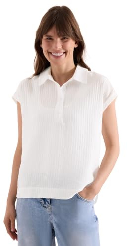 Cecil Damen Dropped Shoulder Bluse mit Struktur