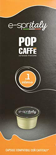 POP CAFFE' E-Spritaly .1 Intenso 100 capsule compatibili Caffitaly e Caffitaly Professional