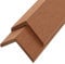 vidaXL 5x Abschlussleiste Terrasse WPC 170cm Hellbraun Abdeckleiste L Leiste