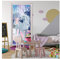 Türtapete Selbstklebend Kinderzimmer Einhorn - 91x211 cm einteilig - Türposter Fototapete für Tür Mädchenzimmer Mädchen Türfolie UV-Beständig Montagefertig