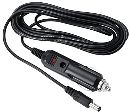 Be In Your Mind Cavo adattatore per accendisigari da auto DC da 3 m, con accessori LED per auto, camion, autobus, barche