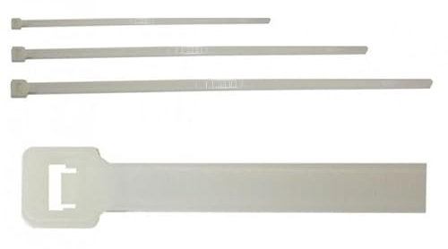 Kabelbinder, Größe 300 x 4,8 mm in natur/weiss 100 Stk.