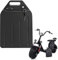 60V 15Ah pour Citycoco Gros Pneu Scooter électrique Batterie Lithium-ION li ION Deux Roues Scooter électrique vélo avec BMS et Chargeur pour Moteur 1500W 1000W