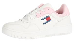 Tommy Jeans Tjw Retro Basket Ess En0En02505, Sneaker, Donna, Rosa (Misty Pink), 36 EU