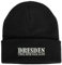 No Face No Name Mütze Dresden You'll Never Walk Alone in schwarz I Unisex I bestickter Aufnäher I Beanie Strickmütze Wintermütze