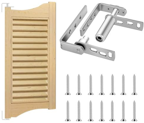 Duoduolaili Heavy-Duty Self-Return Swinging Doors Hinge Saloon Door Hinge for Swing Doors - Double-Action Gravity Hardware 304 Stainless Steel Indoor or Outdoor Use.