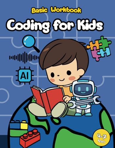 Basic Coding Workbook for Kids: Learn to Code without a Computer, Beginning Coding Worksheet and Preschool Logic, Problem Solving Activities