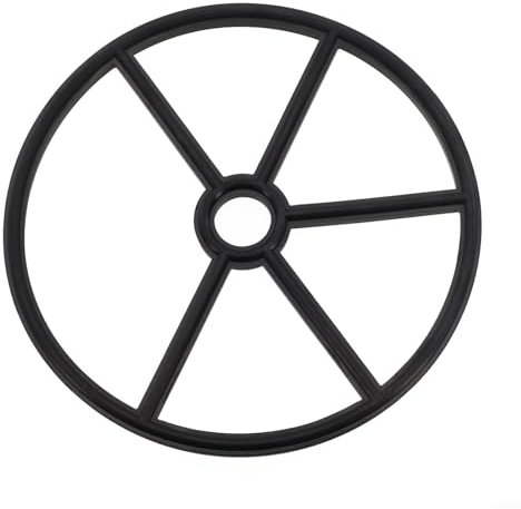 Filtre à sable en caoutchouc en forme d'étoile - Joint de siège de valve de filtre de piscine - Pièce de rechange pour valves multiports et filtres à sable Pro Series - Noir