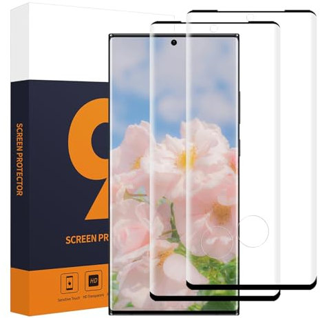 Carantee 2 Pièces Verre Trempé pour Samsung Galaxy Note 20 Ultra, 3D Ultra résistant vitre protection pour Galaxy Note 20 Ultra Protection Écran, Sans Bulles Haute Sensibilité Tactile Protection écran
