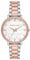 Michael Kors Donna Orologio Pyper, movimento al quarzo a tre lancette con cinturino in acciaio inox o in lega, 38 mm, Oro rosa e grigio chiaro