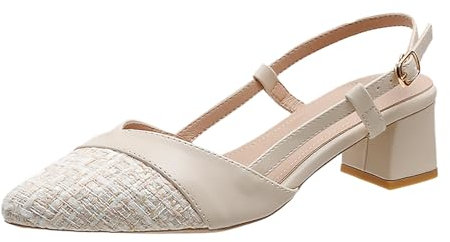 Scarpe Donna con Tacco Estivi Comode Decollete Eleganti Mocassino Slingback Casual Scarpe Sposa Primavera Sandali Chiusi Davanti Offerta Ballerine Slip on Leggero Scarpe Festa Scarpe da Ufficio 2025