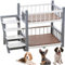 Litera para perros pequeños, medianos y grandes, cama extraíble de doble capa para mascotas con escaleras