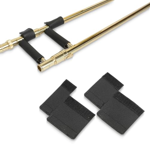 DIFLAX Schützendes Nackenschutzkissen, Posaunen-Handschutz,schützende Halsabdeckung, PU-Leder-Material, Gepolsterter Leder-Nackenschutz,für Posaune,Trompete, Saxophon, Handschutz