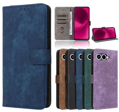 BAILI RFID-Sperrung Hülle für Telekom T Phone 3, Kartenhalter, Ständer Case Etui Handyhülle für Telekom T Phone 3-05